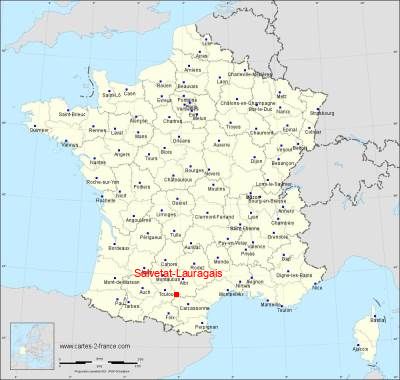 Carte de Salvetat-Lauragais