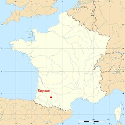 Fond de carte avec Seysses