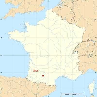 Fond de carte avec Vaux