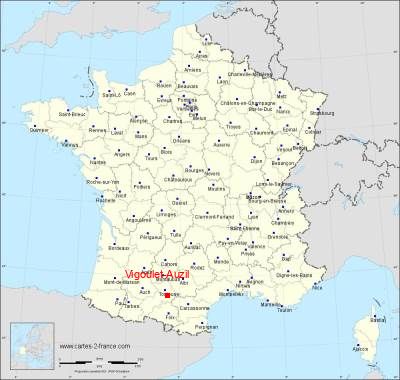 Carte de Vigoulet-Auzil