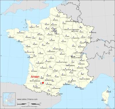 Carte de Ansan