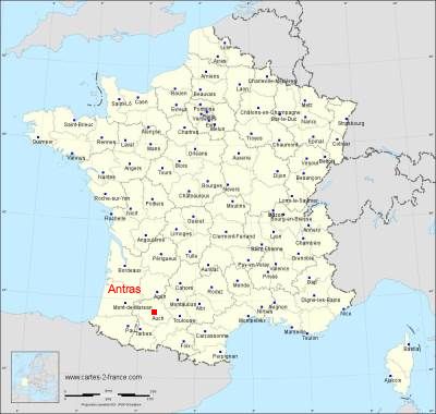 Carte de Antras