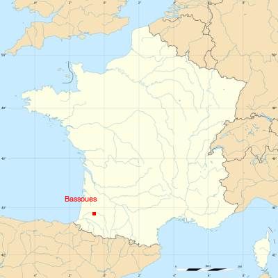 Fond de carte avec Bassoues