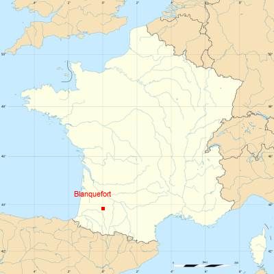 Fond de carte avec Blanquefort