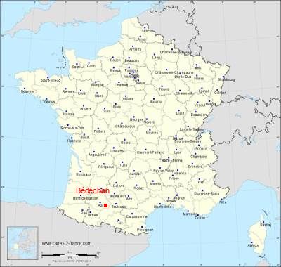 Carte de Bédéchan