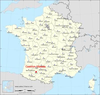 Carte de Castillon-Massas