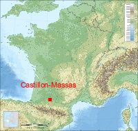 localisation mairie de Castillon-Massas