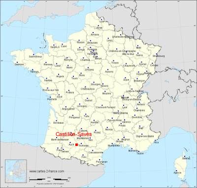 Carte de Castillon-Savès