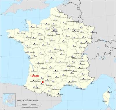 Carte de Céran