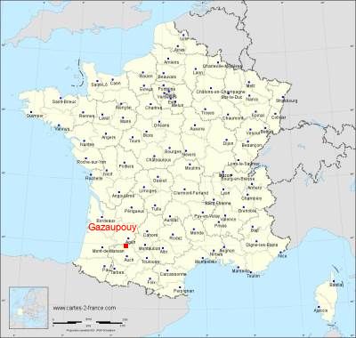Carte de Gazaupouy