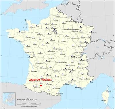 Carte de Lagarde-Hachan