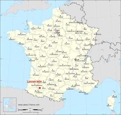 Carte de Lasserade