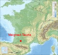 localisation mairie de Maignaut-Tauzia