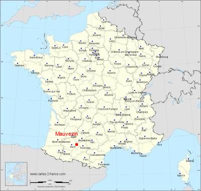 Carte de Mauvezin