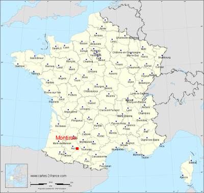Carte de Montiron