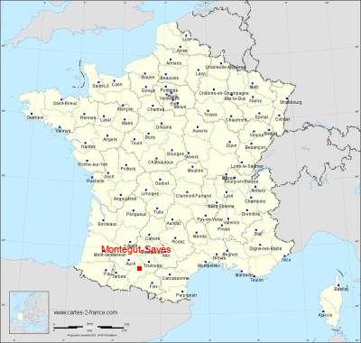 Carte de Montégut-Savès