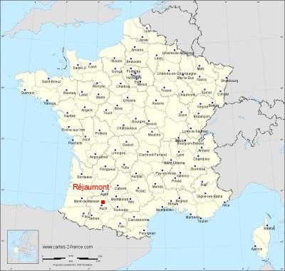 Carte de Réjaumont