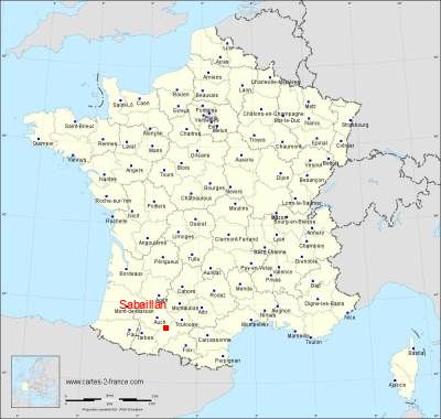 Carte de Sabaillan