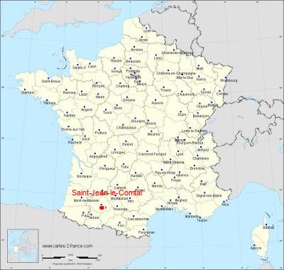 Carte de Saint-Jean-le-Comtal