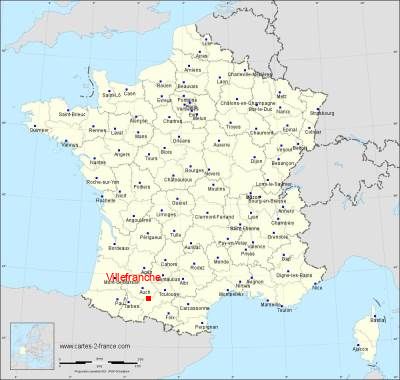 Carte de Villefranche