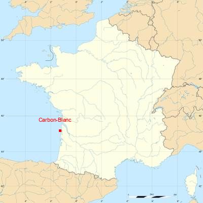 Fond de carte avec Carbon-Blanc