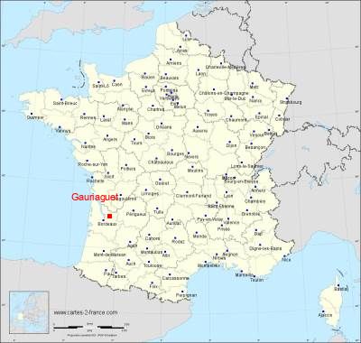 Carte de Gauriaguet