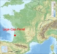 Carte De Lege Cap Ferret Plan De Lege Cap Ferret Code Postal