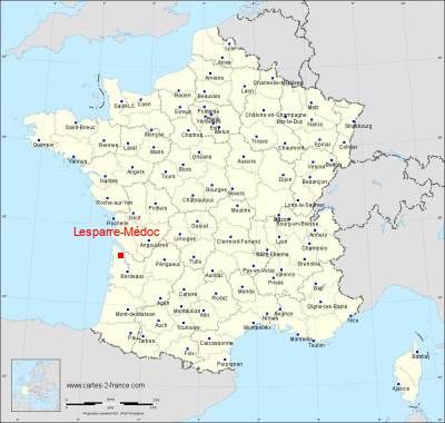 Carte de Lesparre-Médoc