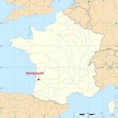 Fond de carte avec Montagoudin