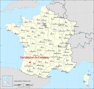 Carte de Saint-Michel-de-Castelnau
