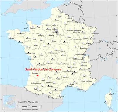 Carte de Saint-Pardon-de-Conques