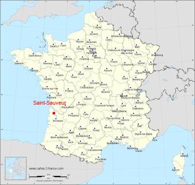 Carte de Saint-Sauveur