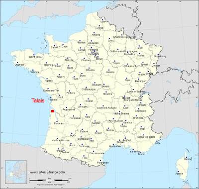 Carte de Talais