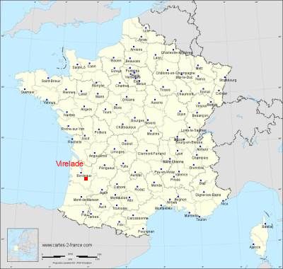 Carte de Virelade