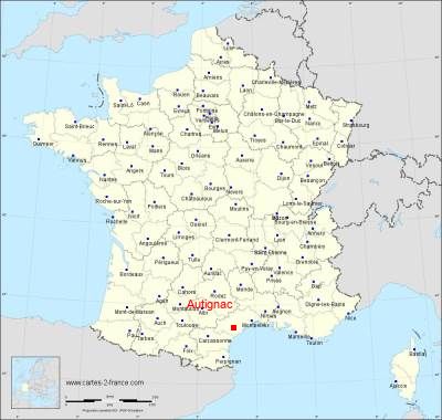 Carte de Autignac