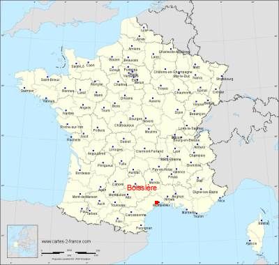 Carte de Boissière