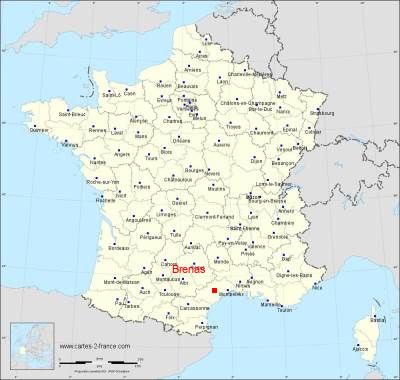 Carte de Brenas