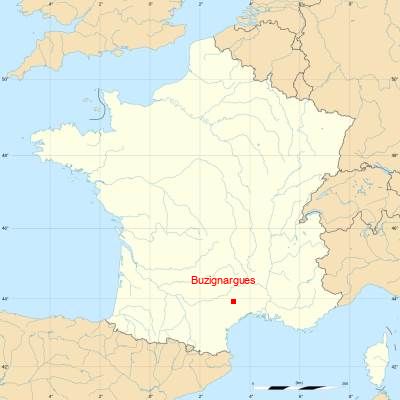 Fond de carte avec Buzignargues