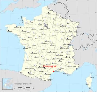 Carte de Campagnan