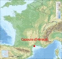 localisation mairie de Cazouls-d'Hérault