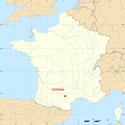Fond de carte avec Combes
