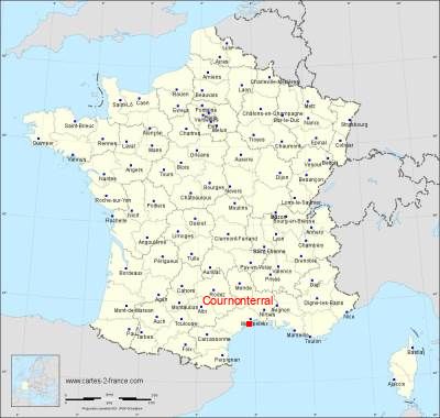 Carte de Cournonterral