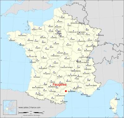 Carte de Faugères