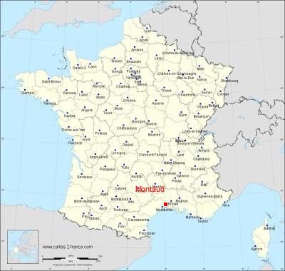 Carte de Montaud