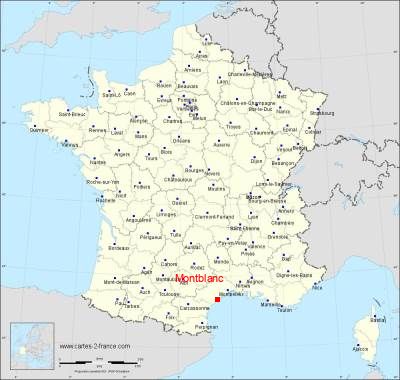 Carte de Montblanc