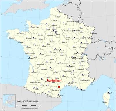 Carte de Pardailhan