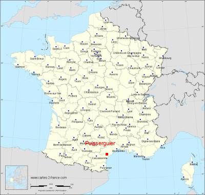 Carte de Puisserguier