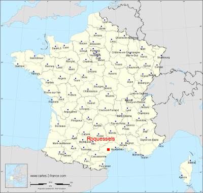Carte de Roquessels