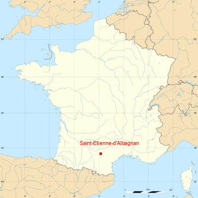 Fond de carte avec Saint-Etienne-d'Albagnan