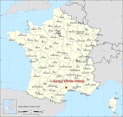 Carte de Saint-Félix-de-l'Héras